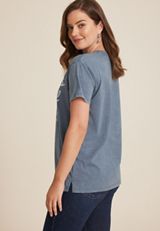 Countrys Cool Again Oversized Fit Graphic Tee, WASHED NAVY, small
