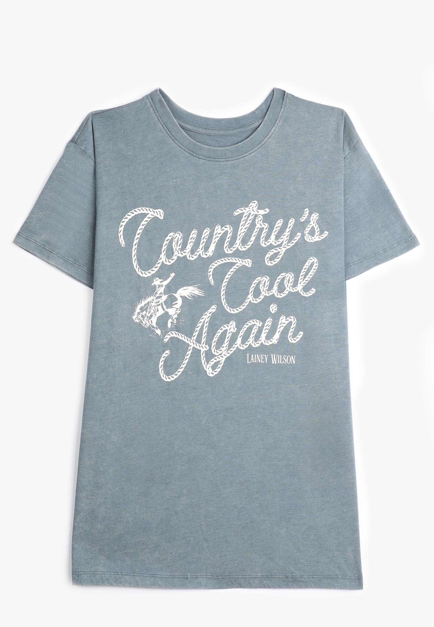 Countrys Cool Again Oversized Fit Graphic Tee, WASHED NAVY, large