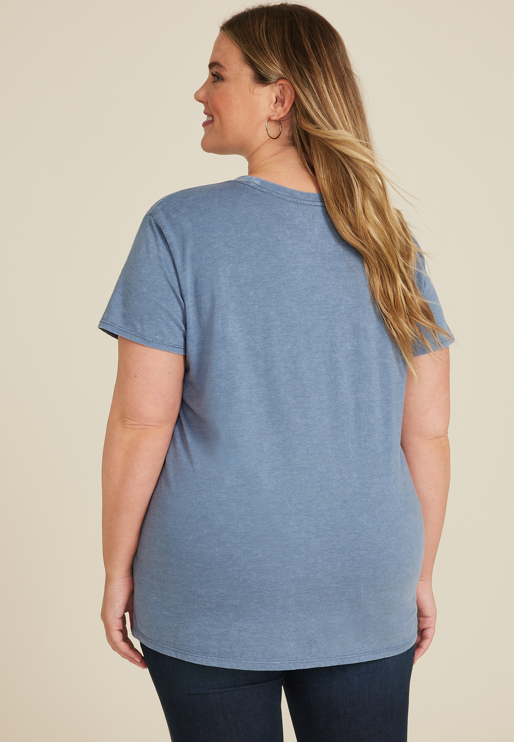 Plus Size Countrys Cool Again Oversized Fit Graphic Tee, C5303, large