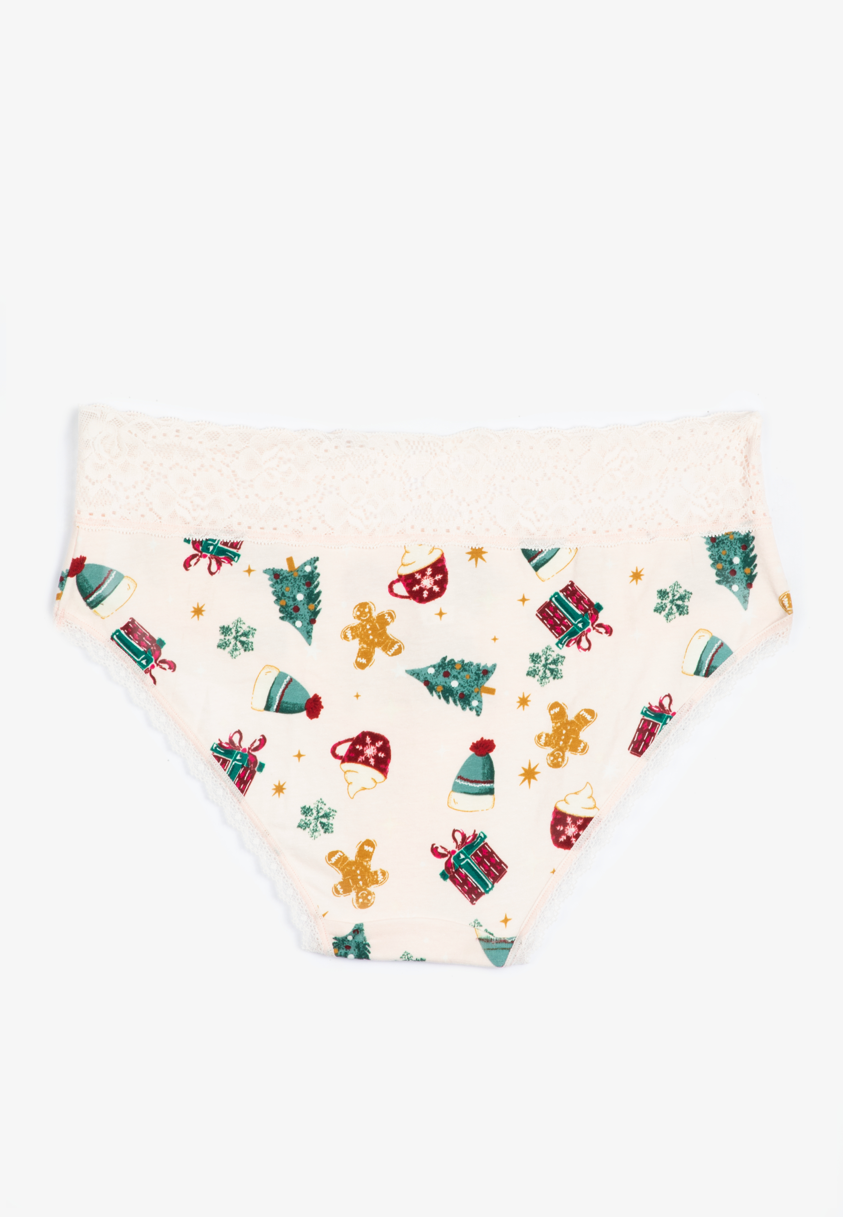 Simply Comfy Cotton Christmas Hipster Panty, C1524, large