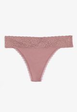 Simply Comfy Cotton Thong Panty, C7249, small