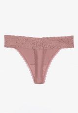 Simply Comfy Cotton Thong Panty, C7249, small