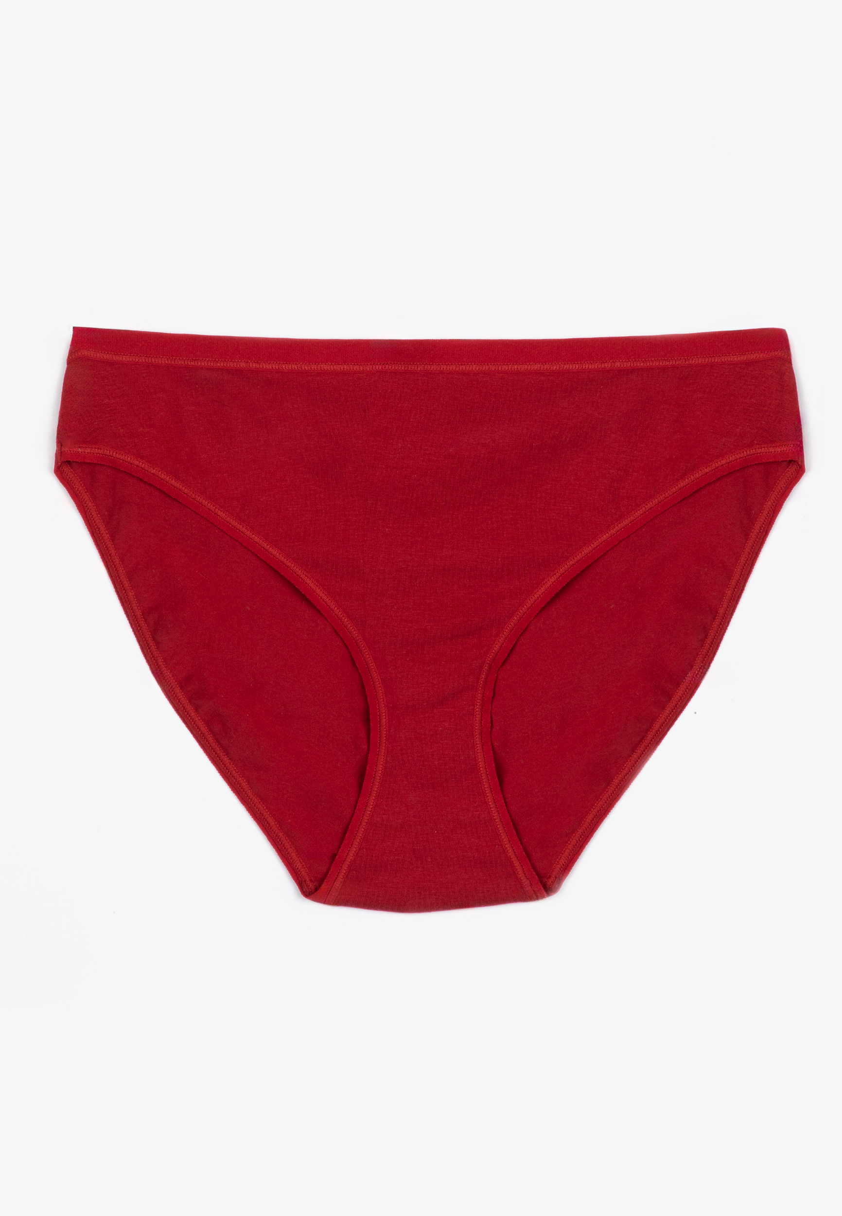 Maurices Women's Simply Comfy Cotton Bikini Panty Red Size X Large