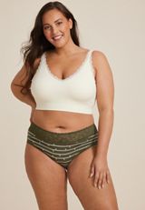 Simply Comfy Cotton Tree Printed Hipster Panty, C9713, small