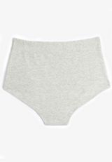 Simply Comfy Cotton Heathered High Waist Brief Panty, , small