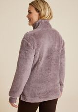 Sherpa Pullover Sweatshirt, FOX TAUPE, small