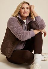 Sherpa Pullover Sweatshirt, FOX TAUPE, small