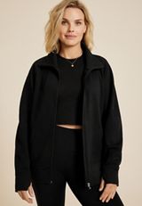 Full Zip Fleece Sweatshirt, C106, small