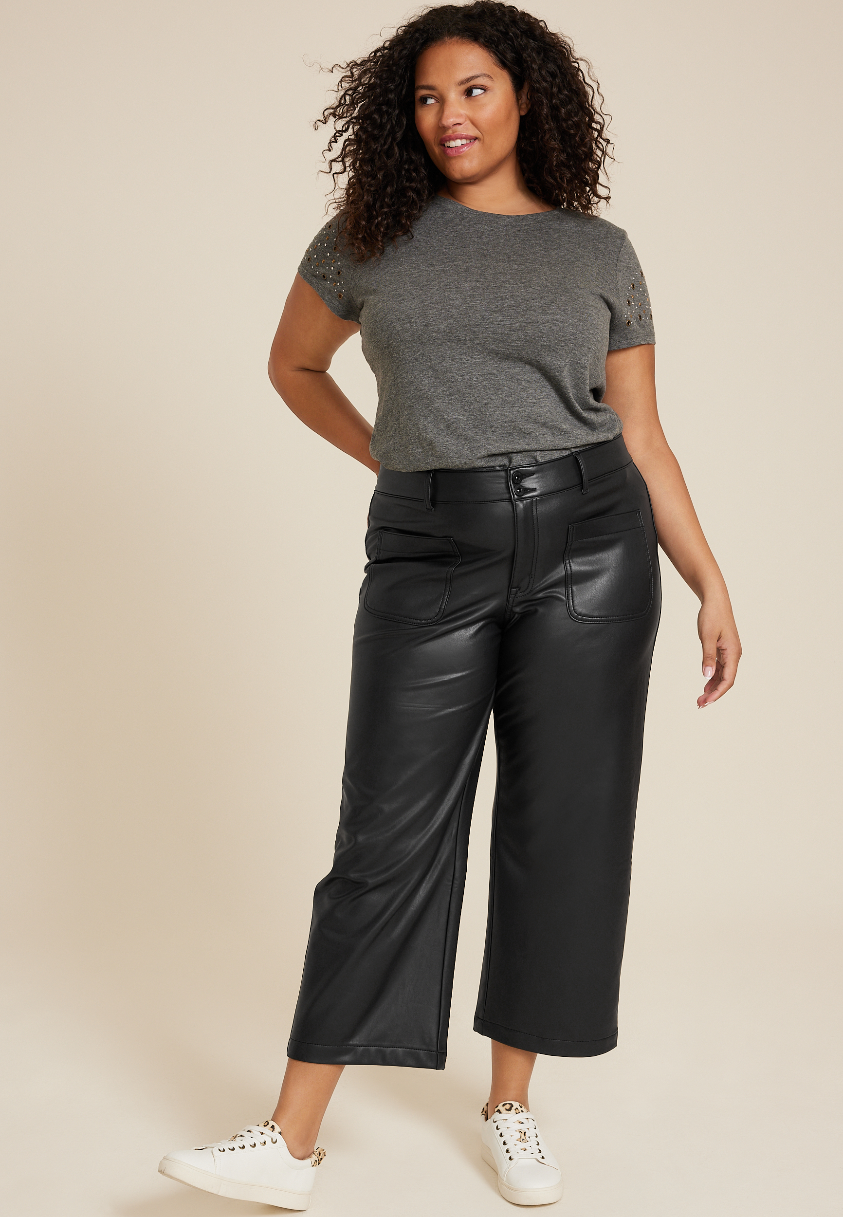 Black Plus Size Pants | maurices