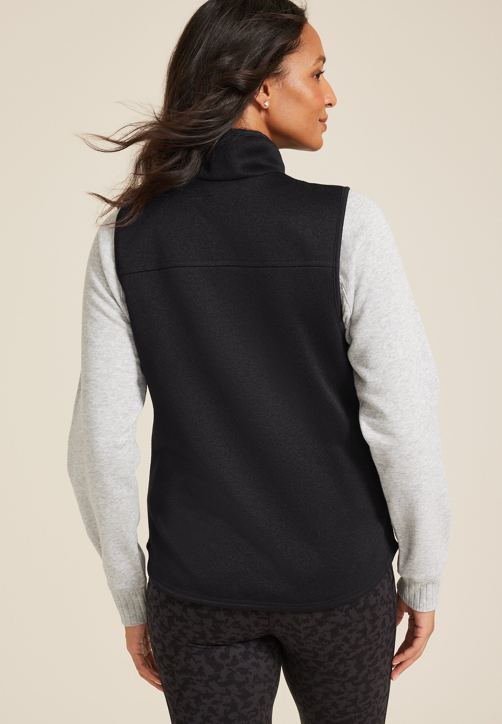 Lightweight Full Zip Fleece Vest