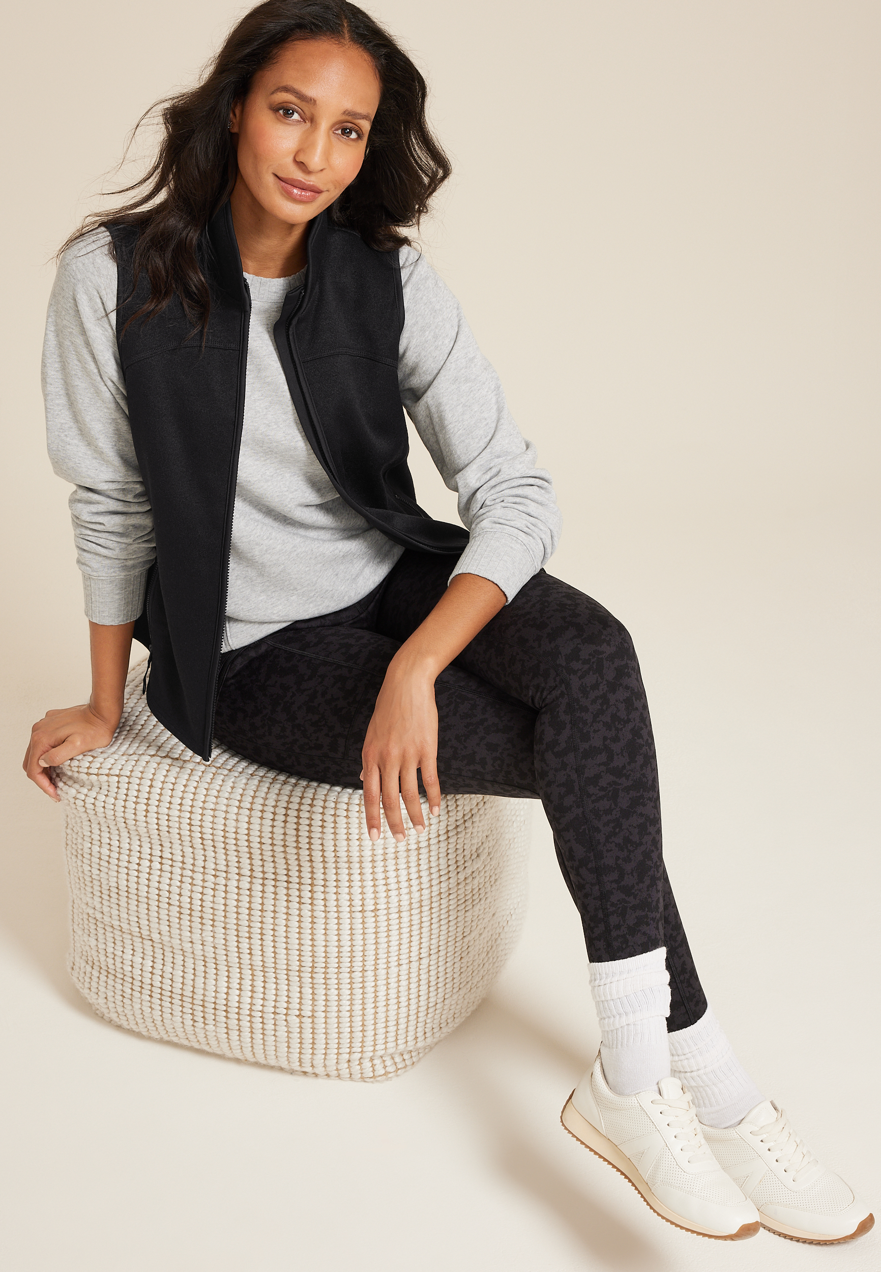 Lightweight Full Zip Fleece Vest