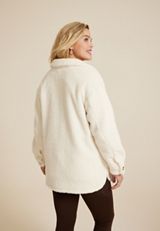 Sherpa Shacket, ECRU, small