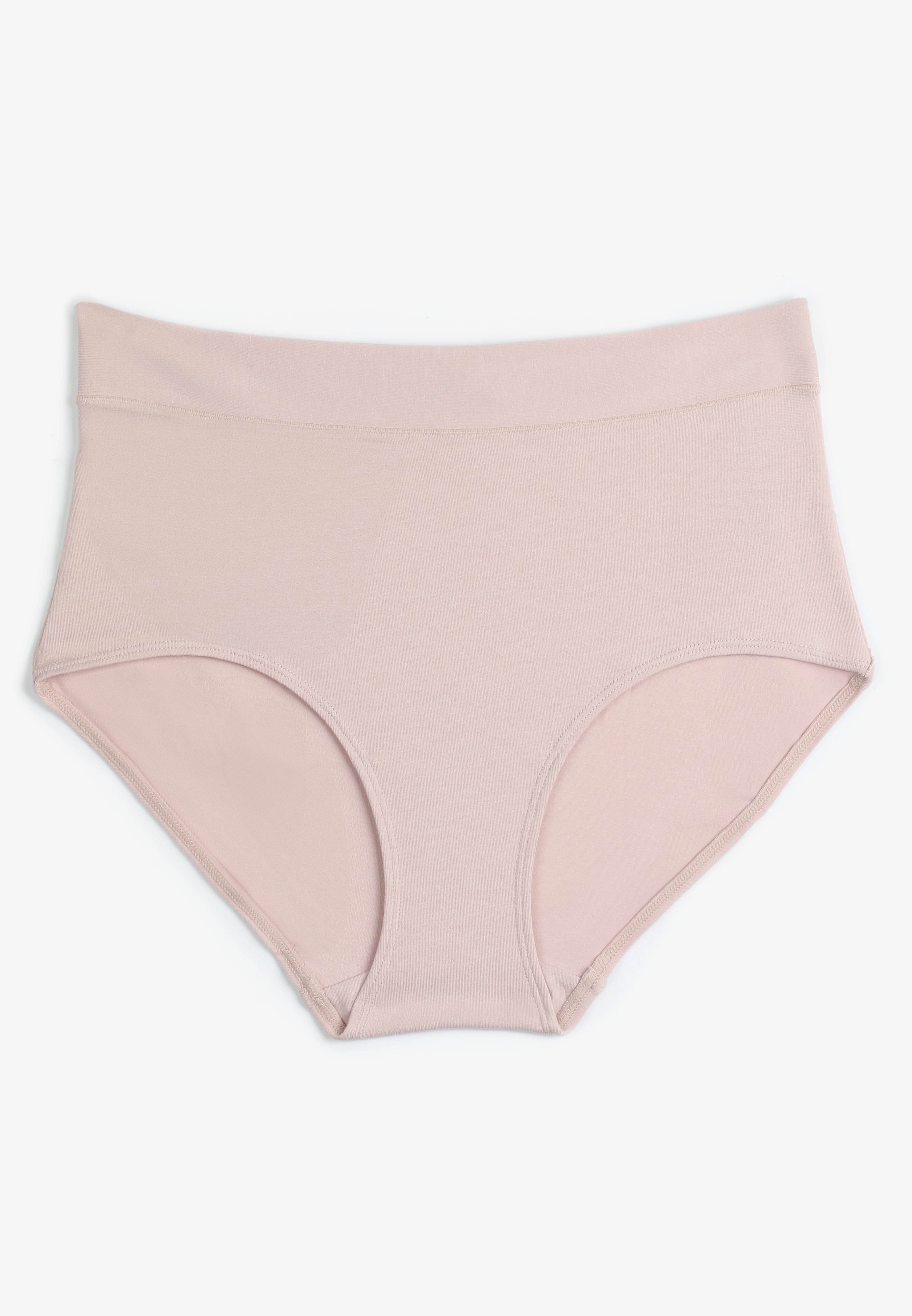 Maurices Women's Simply Comfy Cotton High Waist Brief Panty Purple Size X Large