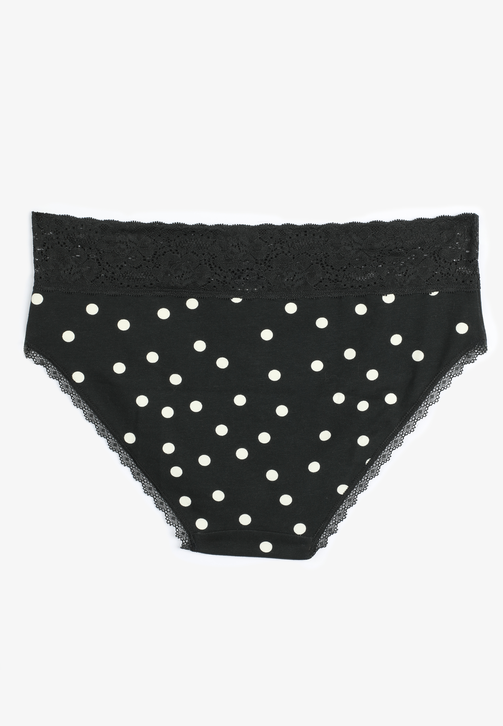 Simply Comfy Cotton Polka Dot Hipster Panty, , large