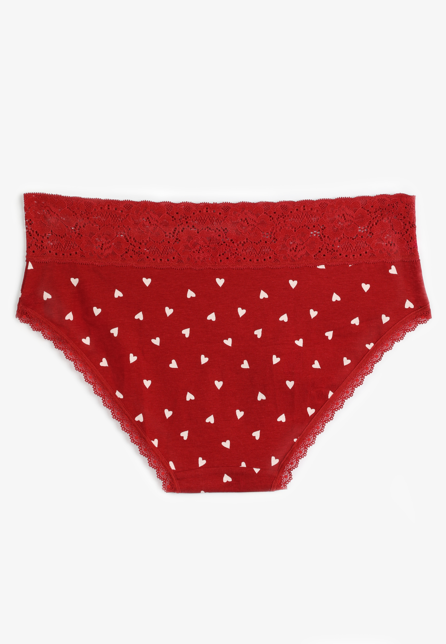 Simply Comfy Cotton Heart Printed Hipster Panty, C7044, large