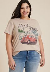 Plus Size Head For The Hills Relaxed Fit Graphic Tee, C1305, small