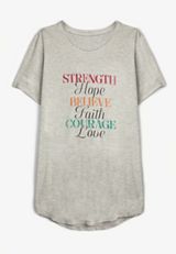 Strength Hope Believe Classic Graphic Tee, C3348, small