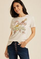 Dolly Parton Classic Fit Graphic Tee, C183, small