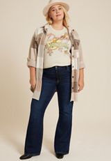Plus Size Dolly Parton Classic Fit Graphic Tee, OATMEAL, small