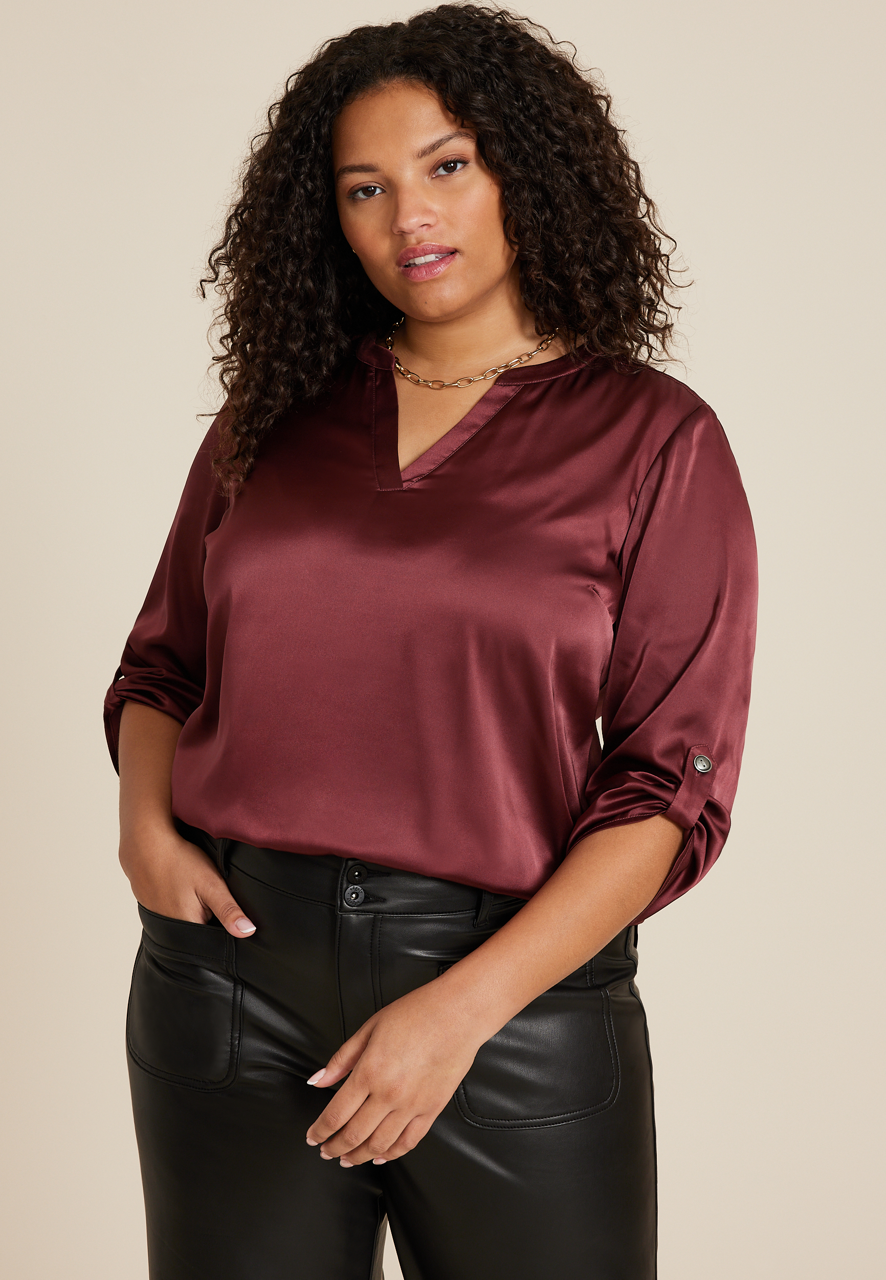 Plus Size Blouses Plus Tunics Cold Shoulder Tops More maurices