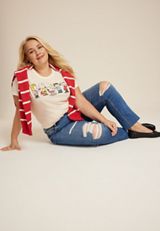 Plus Size Peanuts Valentine Classic Fit Graphic Tee, C2789, small