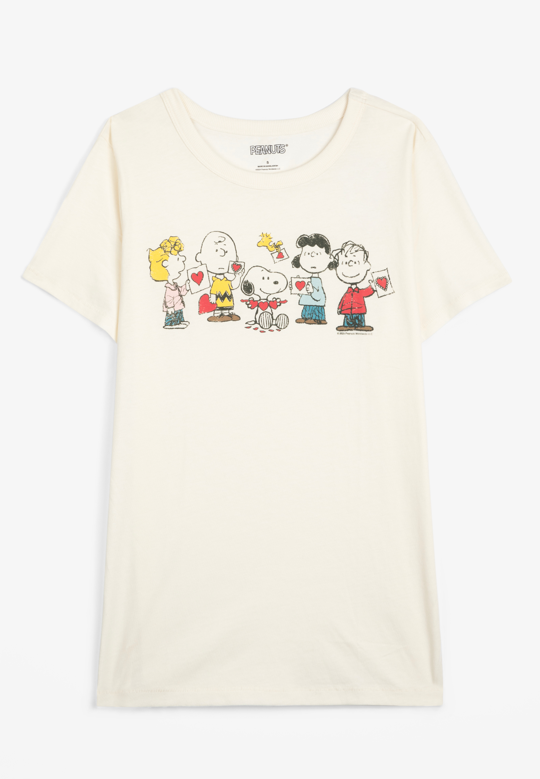 Plus Size Peanuts Valentine Classic Fit Graphic Tee, C2789, large