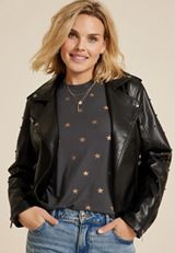 24/7 Kennedy Star Crew Neck Tee, C1756, small