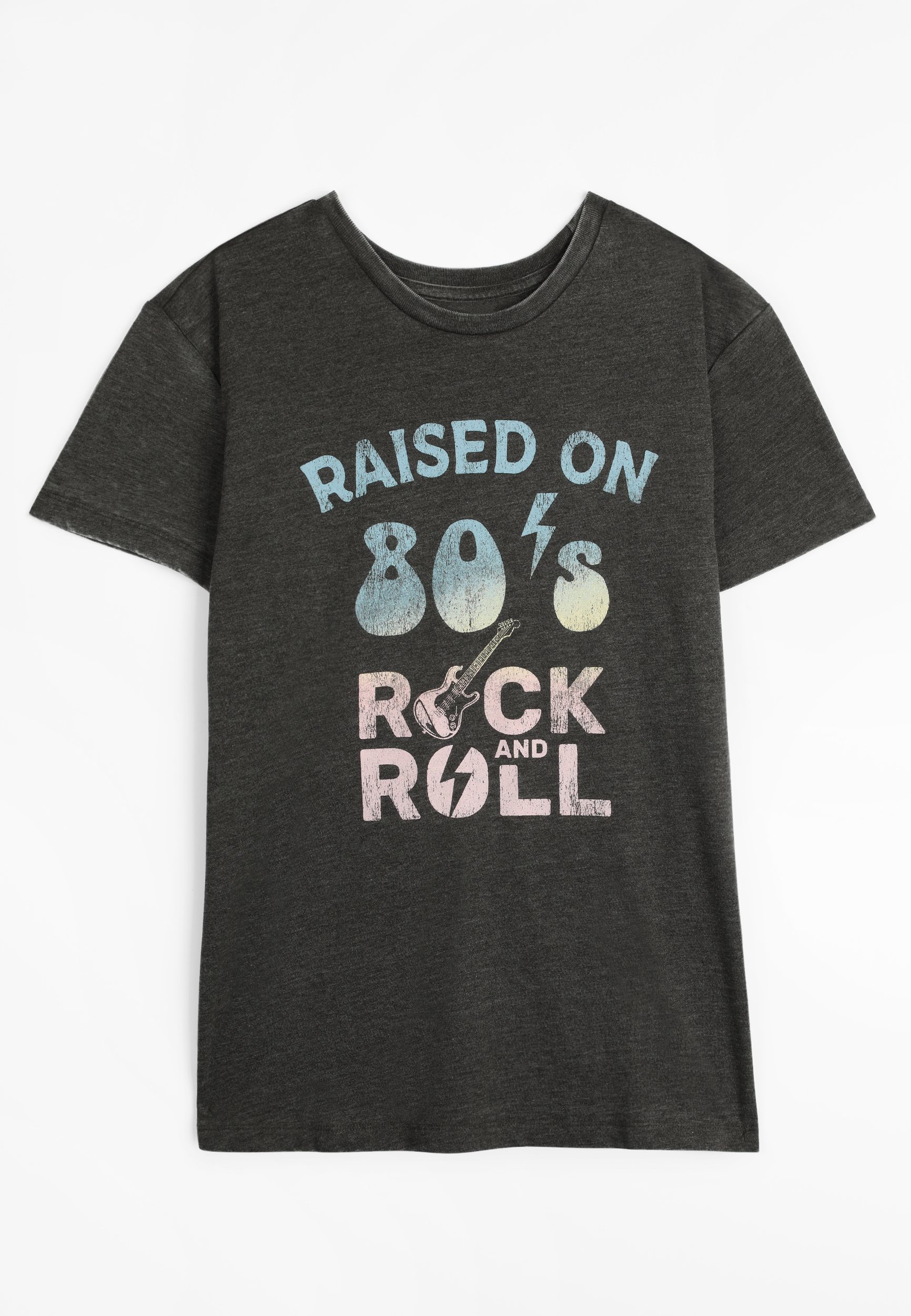 Raised On 80s Rock And Roll Relaxed Fit Graphic Tee maurices
