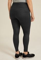 Plus Size High Rise Leopard Print Interlock Legging, , small