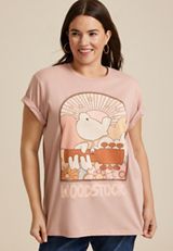 Plus Size Woodstock Relaxed Fit Graphic Tee, C3343, small