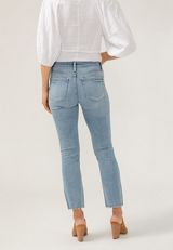 Silver Jeans Co.&reg;Most Wanted Mid Rise Raw Hem Ankle Straight Jean, , small