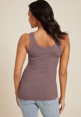 Dreamy Ribbed Scoop Neck Tank Top, C9866, small