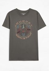 Journey Freedom World Tour Oversized Fit Graphic Tee, , small