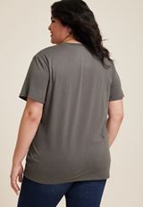 Plus Size Journey Freedom World Tour Oversized Fit Graphic Tee, C9501, small