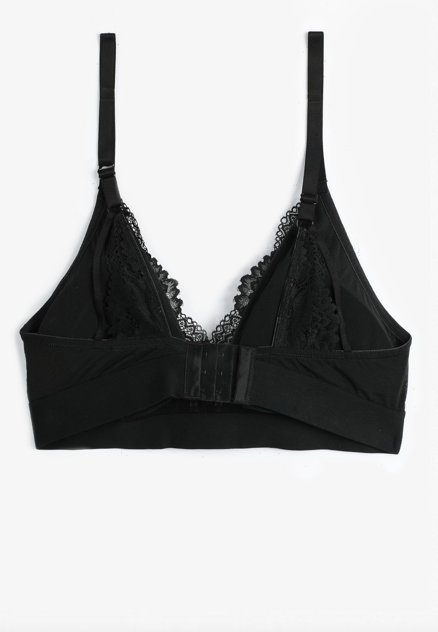 Vintage Lace Wide Band Triangle Bralette, , large