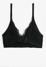 Vintage Lace Wide Band Triangle Bralette, , small