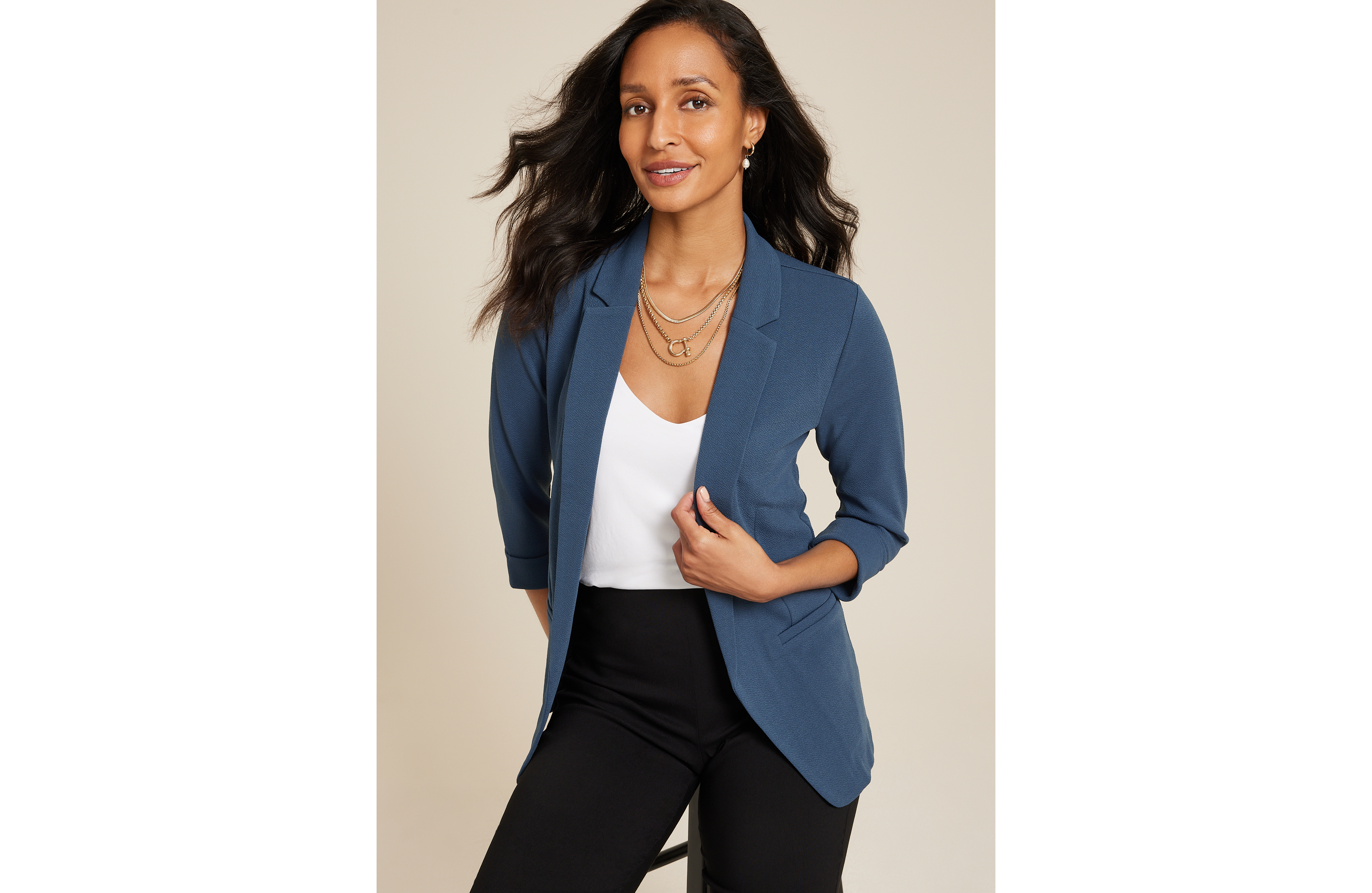 Versa Open Front Blazer