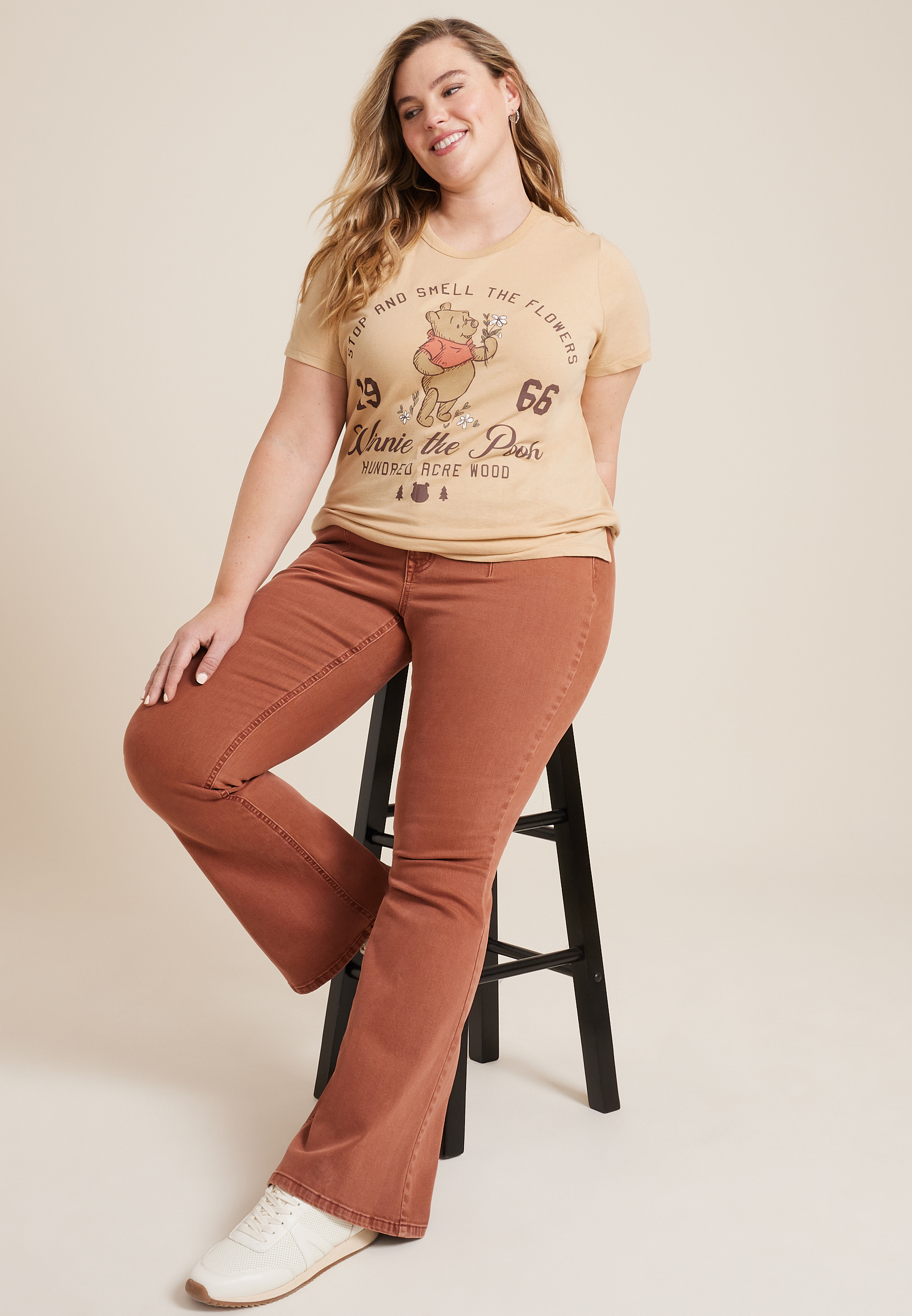 Plus Size Winnie The Pooh Classic Fit Graphic Tee, C9052, large