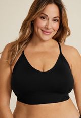 True Stretch Smooth Simple Strap Bralette, C106, small