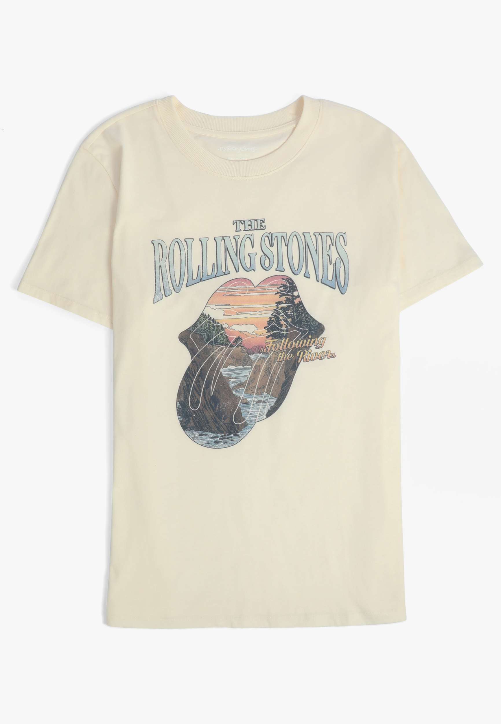 The Rolling Stones Oversized Fit Graphic Tee, C2789, large