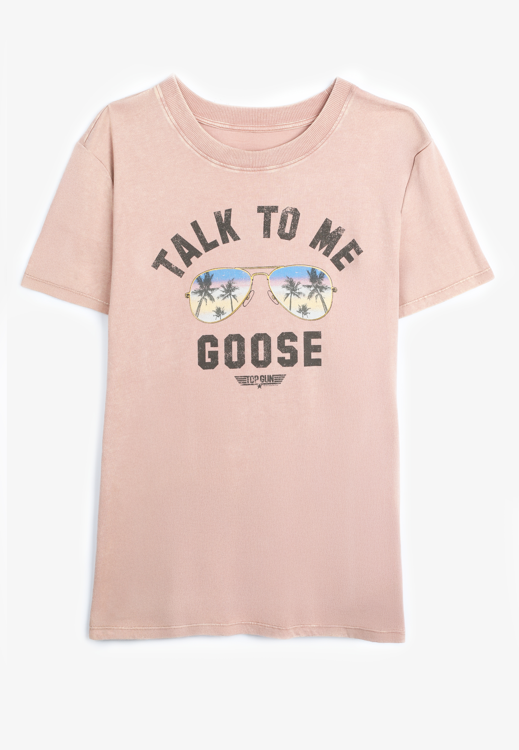 Top Gun Sunglasses Oversized Fit Graphic Tee, C3343, large