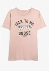 Top Gun Sunglasses Oversized Fit Graphic Tee, C3343, small