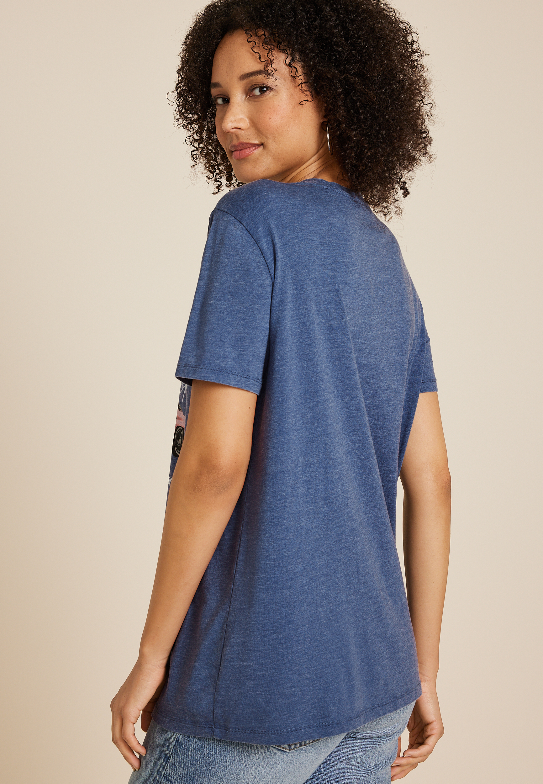 Corvette Sting Ray Oversized Fit Graphic Tee, C3479, large