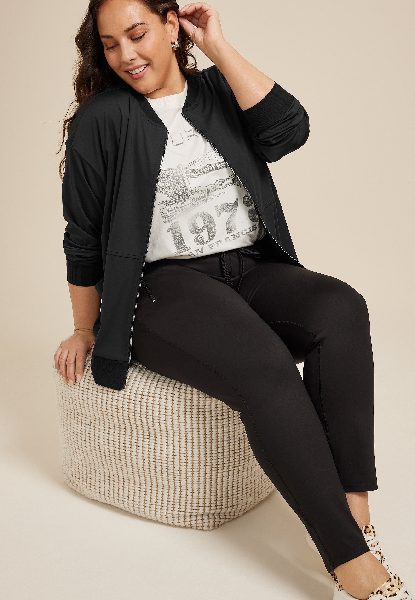 Plus Size Traveler Jacket, BLACK, large