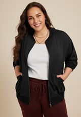 Plus Size Traveler Jacket, BLACK, small