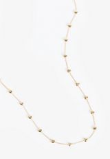 Gold Mini Heart Necklace, GOLD, small