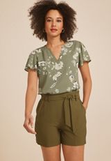 Atwood Flutter Sleeve Blouse, C1829, small