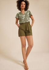 Atwood Flutter Sleeve Blouse, C1829, small