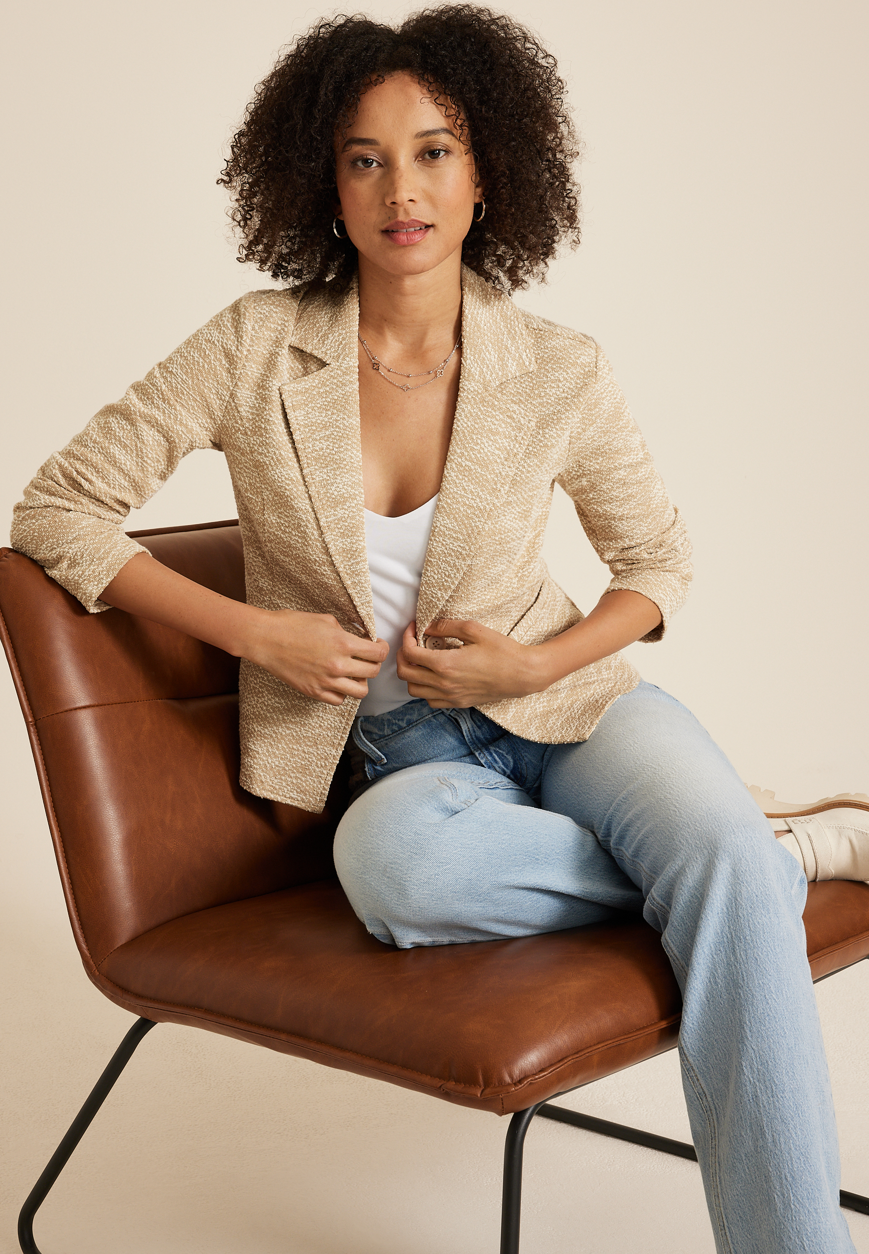 Boucle Blazer, C9852, large