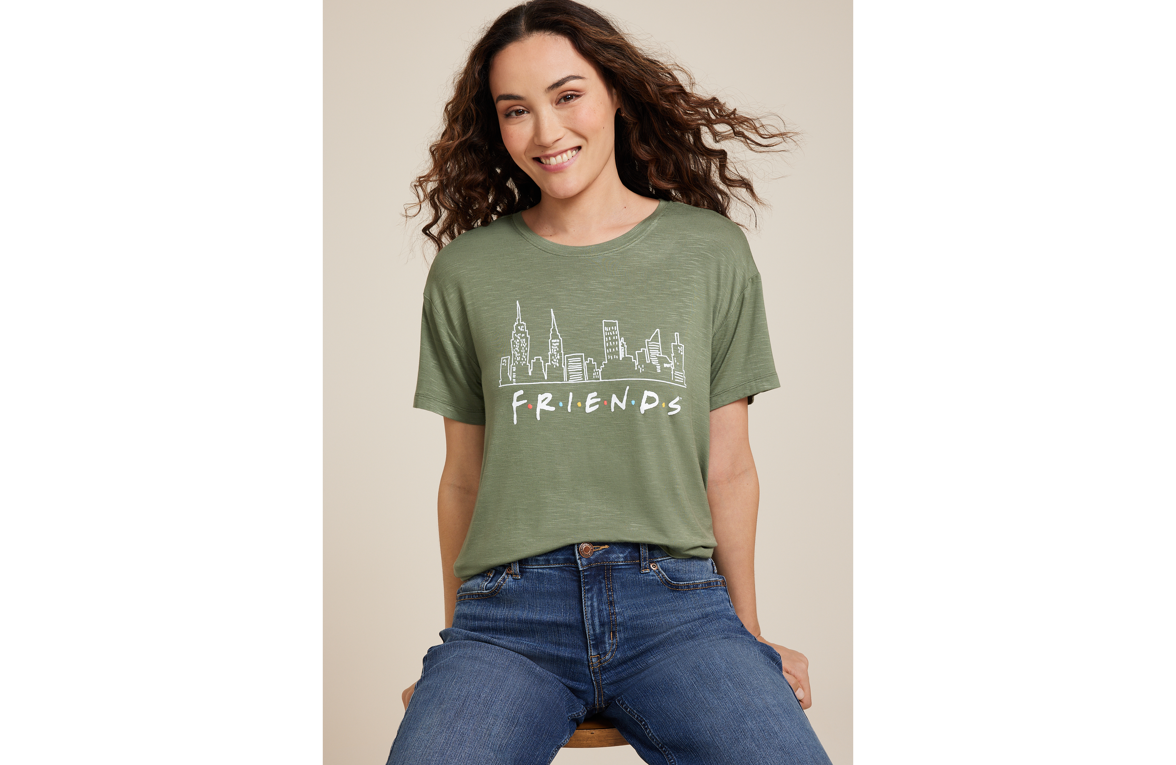 Friends Relaxed Fit Graphic Tee